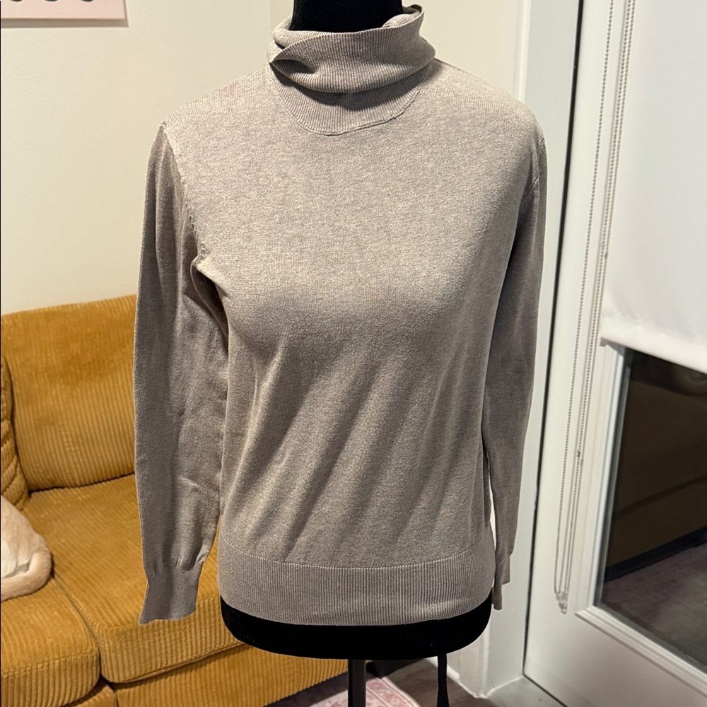 H&M Heather Gray Cowl Neck Sweater